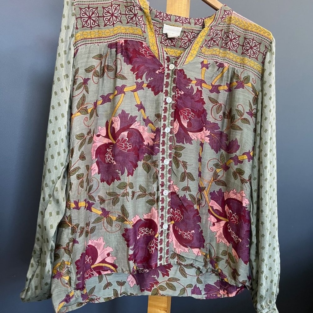 Evy's Tree Ariella Top in Floral Patchwork
